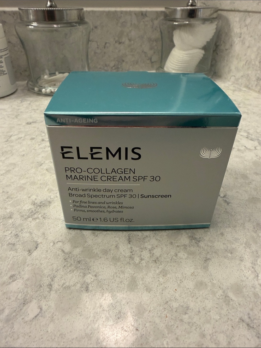 NEW ELEMIS Pro-Collagen Marine Cream SPF 30 - Turquoise and White Packaging